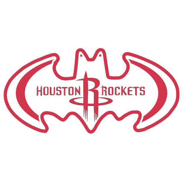 Houston Rockets Batman Logo fabric transfer